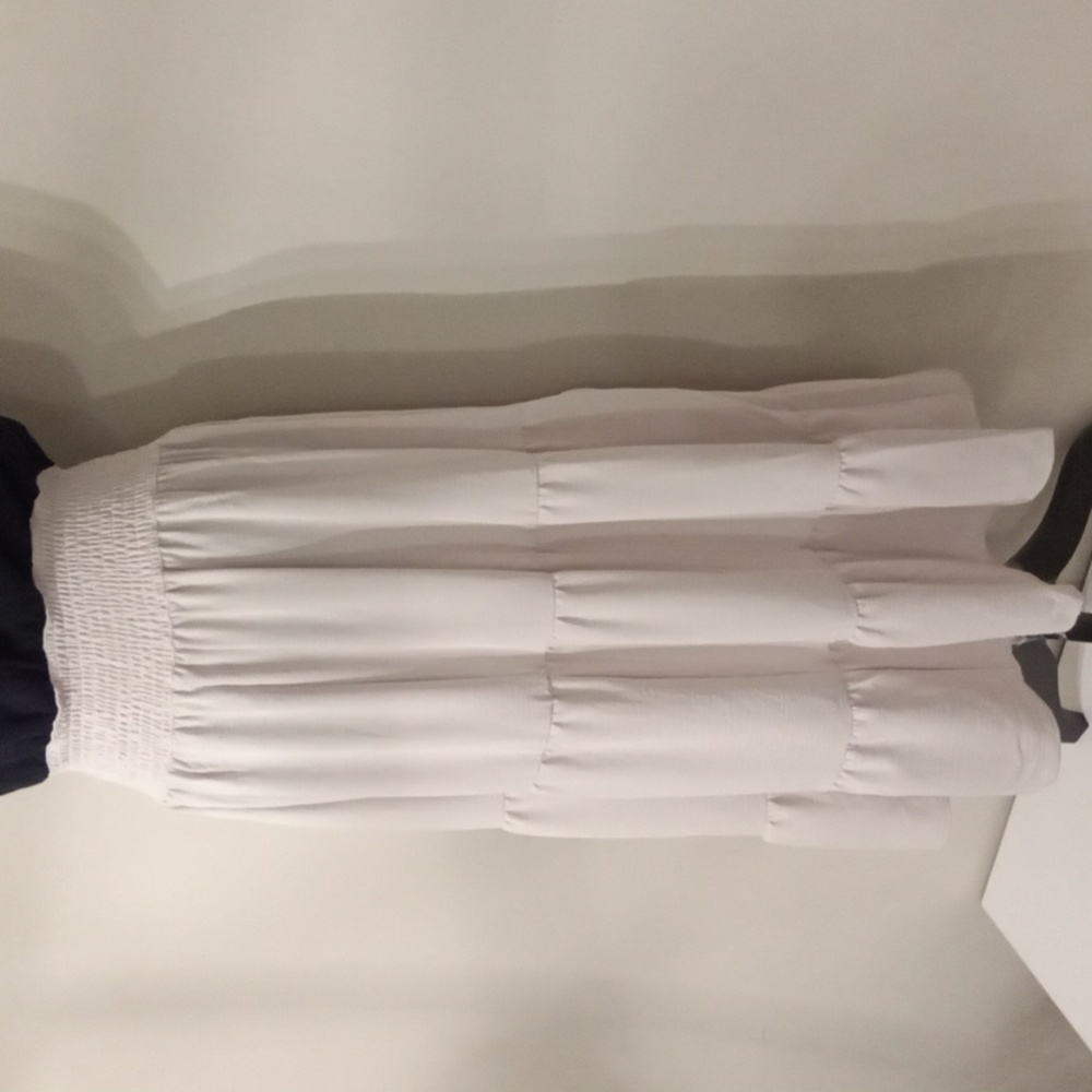 NWT DKNY Navy & Cream Sleeve less Dress Size 12 - Picture 5 of 7